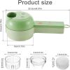 1pc 4 In 1 Vegetable Chopper