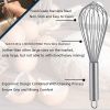 1pc Stainless Steel Whisk 8in/10in/12in